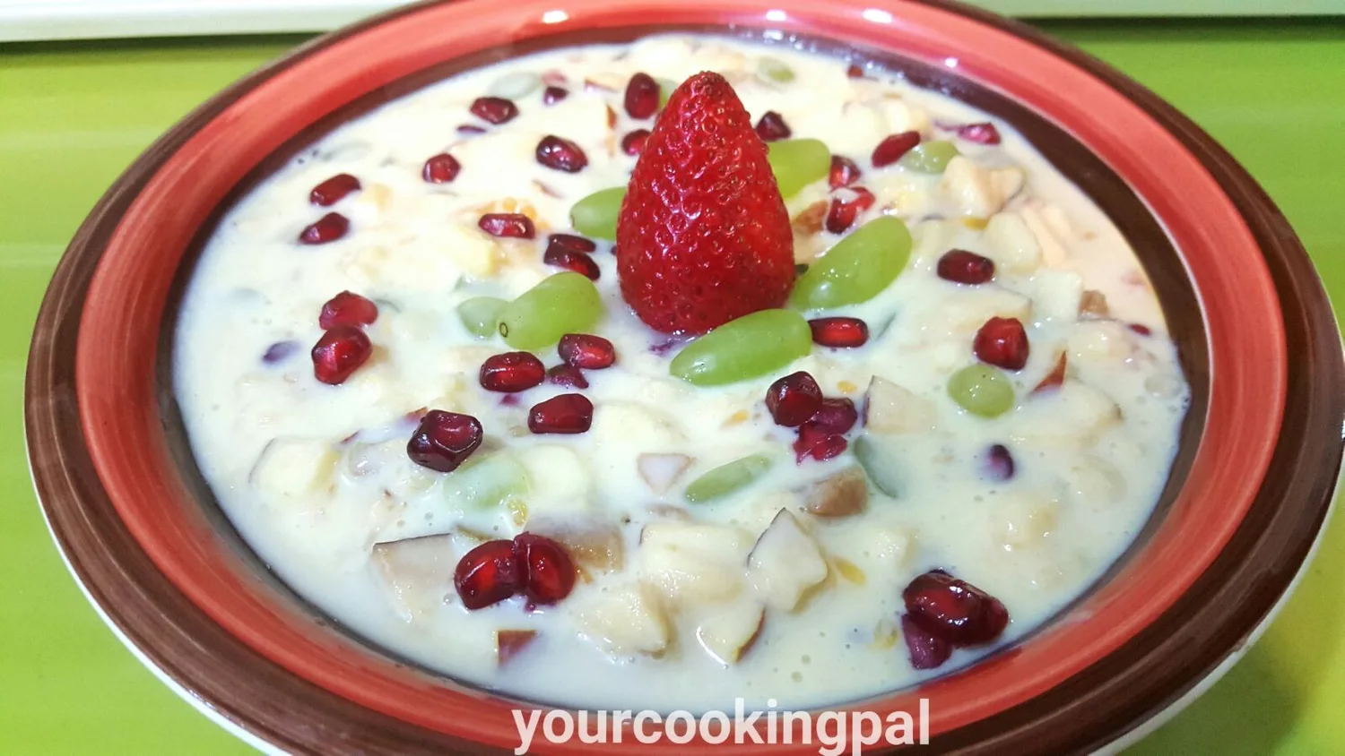 Fruit Salad with Custard preparation photo 1